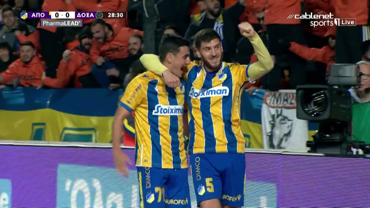 ΑΠΟΕΛ – ΔΟΞΑ 1-0 (19/2/2023)